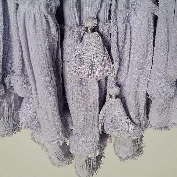 NWT Free People 200 Degree Mini Dress XS Boho CottageCore Sexy Backless Crochet - Picture 8 of 12